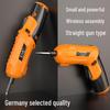 Rechargeable Multifunction Mini Electric Screwdriver with Lithium Battery for Household and Hand Drill Use.