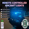 LED Aircraft Signal Strobe Lights Remote Control X Charging Cable