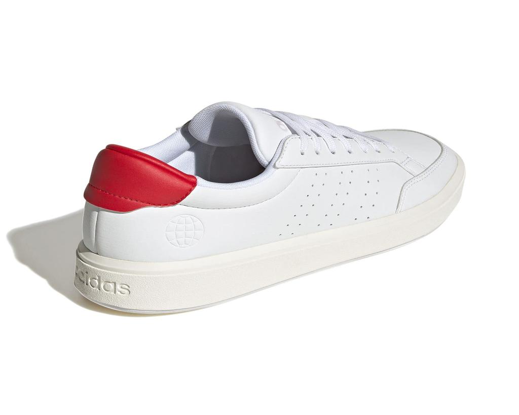 Nova Court Lifestyle Vegan LIY13 Sneakers for Footwear Red cm [Adidas] Women, White/Footwear White/Vivid (GX1758) 24.5