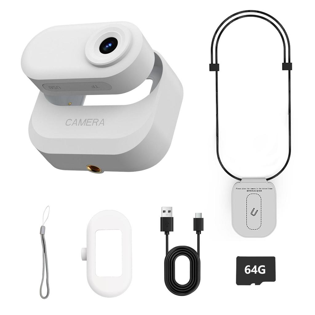 Portable Cross-Border Chest and Neck Action Camera for Vlogging, Student, and Pet Recording