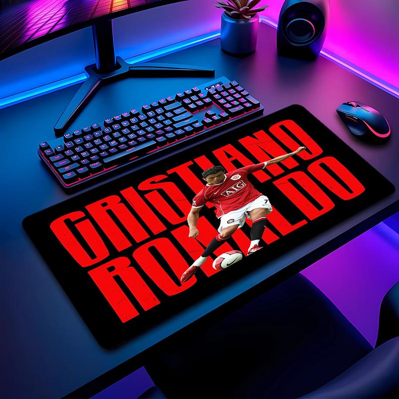 Tappetino per Mouse con Motivo Calcio Cristiano Ronaldo Non?Tappetino Mouse da Gioco Antiscivolo con Base in Gomma per Scrivania Ufficio Casa