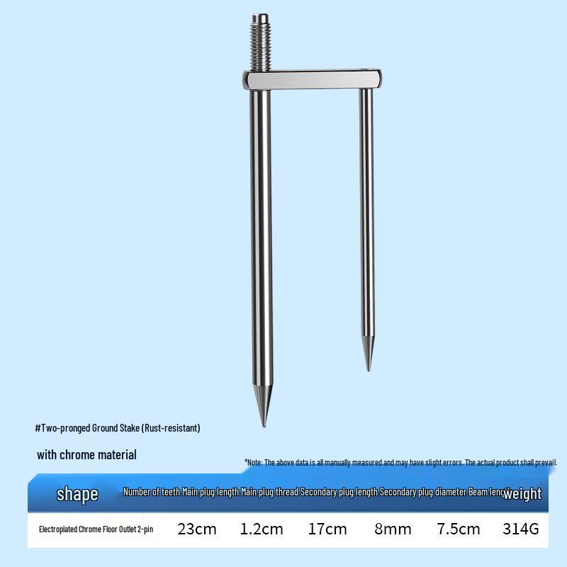 

Universal 12mm Solid Stainless Steel Fishing Umbrella Ground Stake Accessory