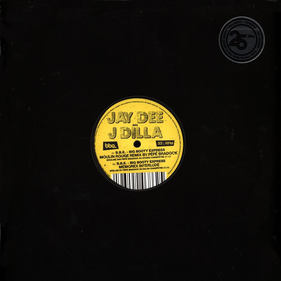 12inch Record JAY DEE AKA J DILLA - B.B.E. - Big Booty Express BBEBG001EP BBE 2022 UK Dance & Electronica