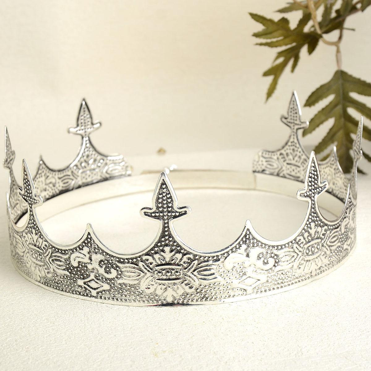 

Сплав подвижный размер мужской король королева принц принц волосы корона корона производительность производительность