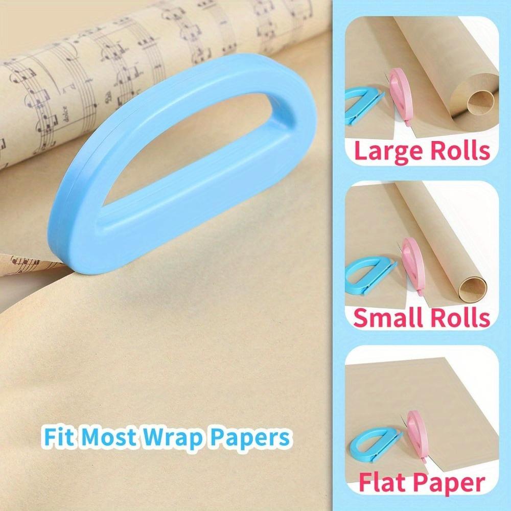 Gift Wrapping Paper Cutter, Handmade DIY Cutting Tool - Suitable for Office/Christmas/Halloween,a Portable Sliding Paper Trimmer