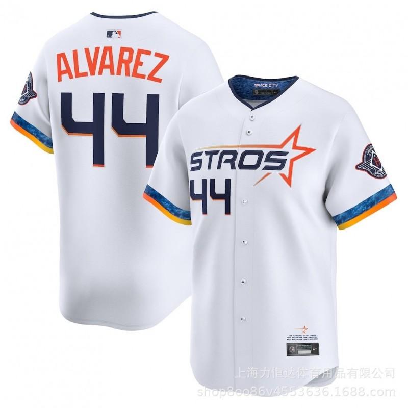 Houston Astros 27 Altuve Baseball Jersey Team Sports Uniform Men Women All Season Wear