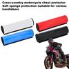 Protetor de Guidão Espuma de Alta Densidade Barra Transversal Almofada Redonda Protetor de Peito Para Motocross Moto Moto de Terra 20cm de Altura