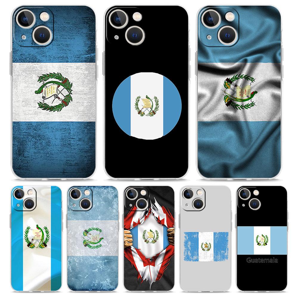 Phone Case For iPhone 17 Air Cases iPhone 16 15 12 13 14 Pro Max SE 7 8 Plus iPhone11 Clear Soft Cover Guatemala Flag