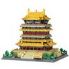 Small Particle Building Blocks Educational Toys Children's Assembly Ornaments Ancient Buildings with Chinese Characteristics