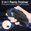 2025 New Male Masturbator Penis Training Glans Vibrator Penis Trainer Massager Tapping Stroker Penis Stimulator Sex Toys for Men