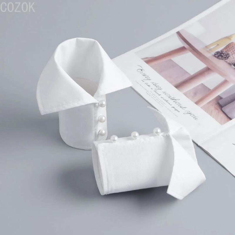 1 pár Odnímatelné hřejivé návleky na zápěstí halenky Gázové Elastické Univerzální Manžety rukávů Falešné manžety Dámské Krajkové manžety Rukávy Manžety svetru