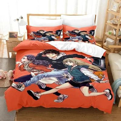 Neues 3D-gedrucktes Anime Ao Ashi AOASHI Bettwäsche-Set Bettdeckenbezug Bett-Set Bettbezug Kissenbezug Bettdecke King Queen Size Jungen Erwachsene