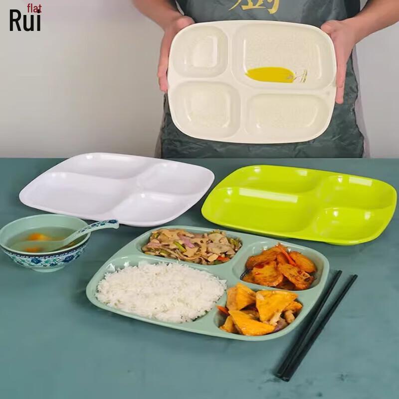 A5 Melamin geteilter Cafeteria-Tablett