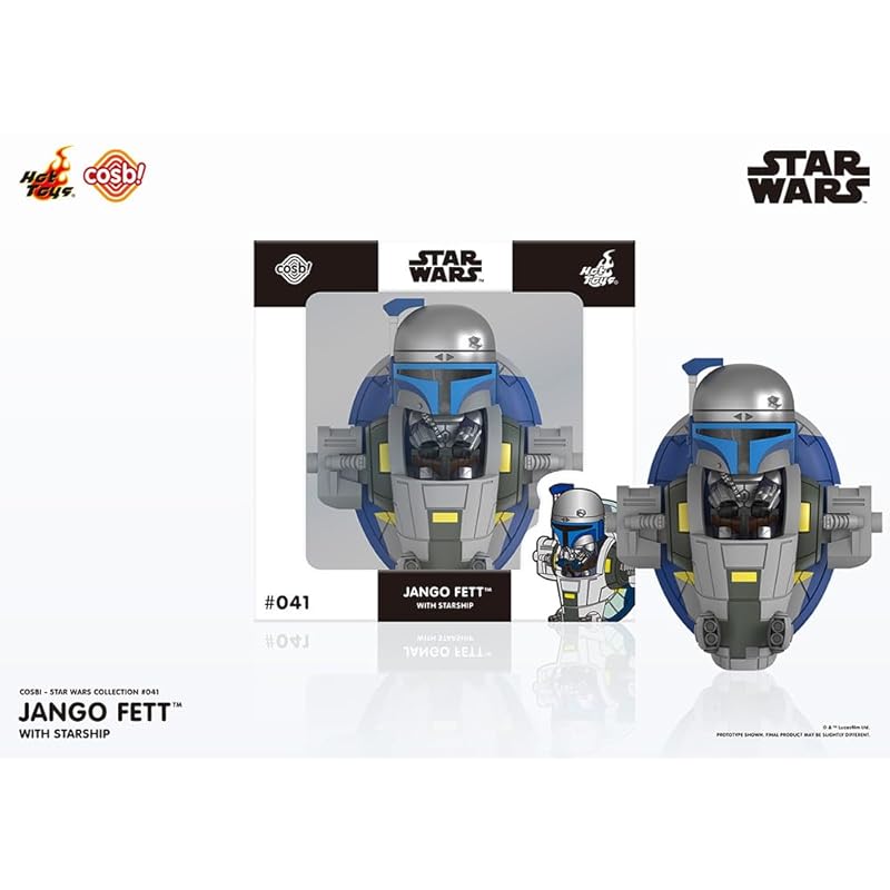 Kosubi Star Wars Collection Movie Star Wars Jango Fett and Spaceship #041 Non Scale Figures