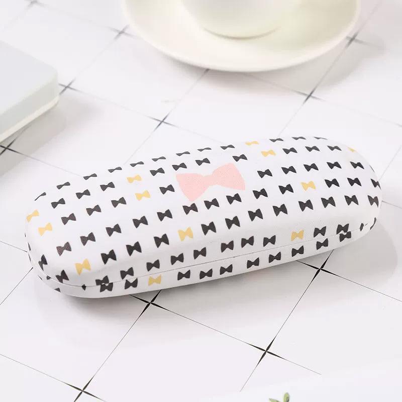 1PC PU Portable for Eyeglasses Smooth Spectacle Cases Fashion Rectangle Sunglasses Box Eyewear Protector