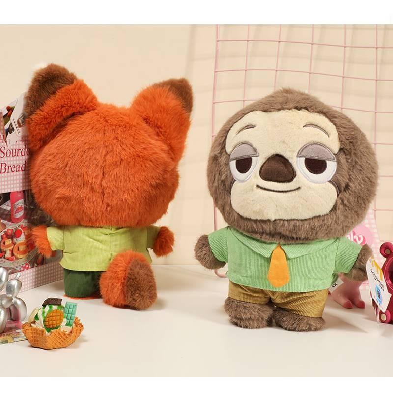 Adorable Disney Zootopia Judy Nick Wilde Police Plush Toy Soft And Cuddly Doll