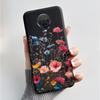 Printed Phone Case For Nokia G10 / Nokia G20 / Nokia 6.3 Fundas Soft Silicone Black Shell Cover Cute Flower Cartoon Casing Coque