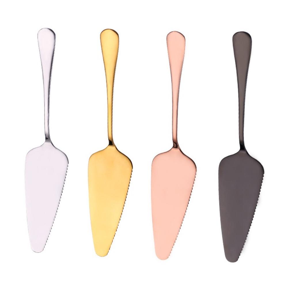 

Portable Cheese Triangle Pizza Shovels Toothed Serrated Edge Cake Spatulas New Cake Shovel синій