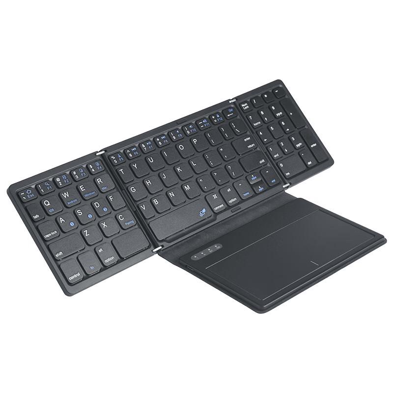 OLOEY Foldable Bluetooth Keyboard with Touchpad