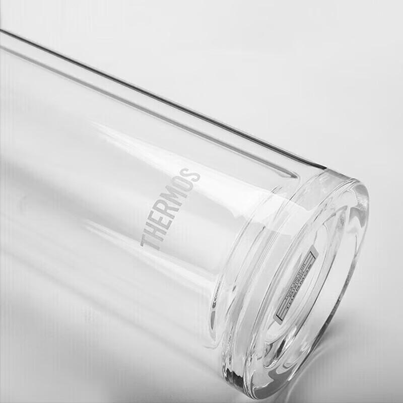 THERMOS Double-Layer Glass Tea Infuser Bottle 400ml