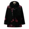Fashion Coat Imitation Mink Velvet Piled Thickened Warm Old Lady Top Medium Old Women's Clothing Mother Winter