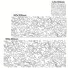 Mouse Pad 1000x500MM Topographic Map Black and White Lines Desk Mat Desktop Accessories Gaming Keyboard Pad Carpet Office Gamers