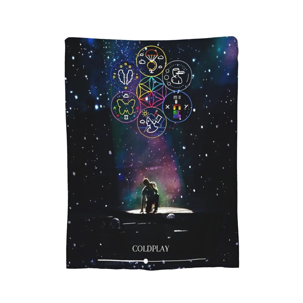 Coldplayed 2025 Tour Head Full of Dreams Merch Blanket Super Soft Warm Throw Blanket for Couch 50x60 Inches Multi-size Bedspread