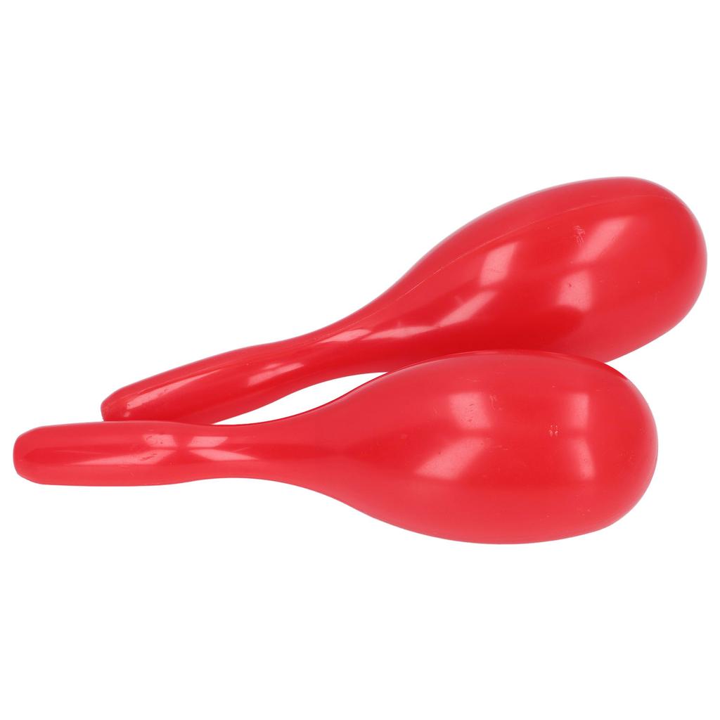 2 Stück Musik Maracas Oval Geformte Kunststoff Handperkussion Rassel Musikinstrument für KTV Party