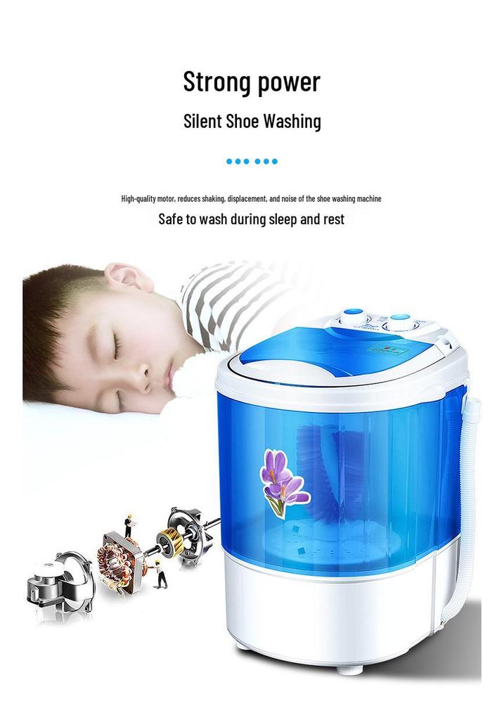 Compact Shoe Washer & Deodorizer - Lazy Style Shoe Cleaning Machine