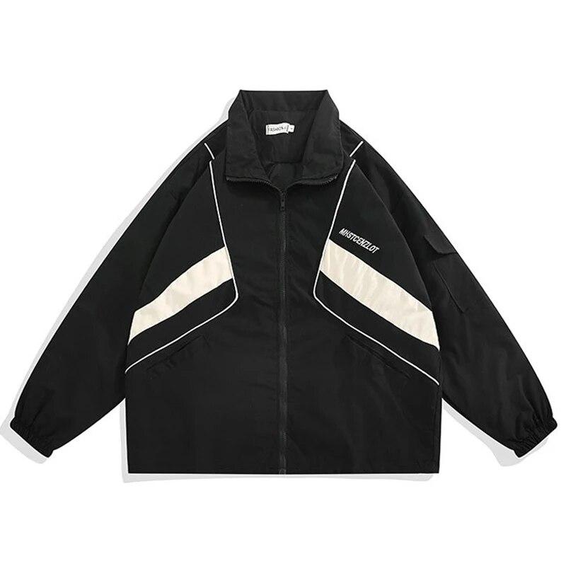 

Уличная мужская куртка в стиле хип-хоп 2023, модная повседневная куртка, мужская/женская куртка, весенне-осенняя тонкая японская ветровка в стиле Харадзюку