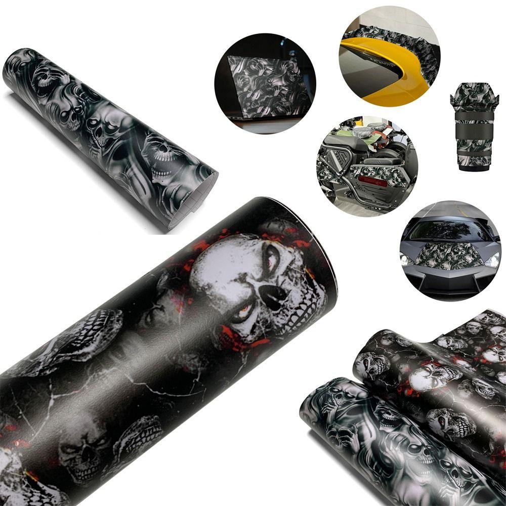 Skull Motorcycle Body Stickers Self-Adhesive Car Interior Sticker  For Car Motorcycle DIY