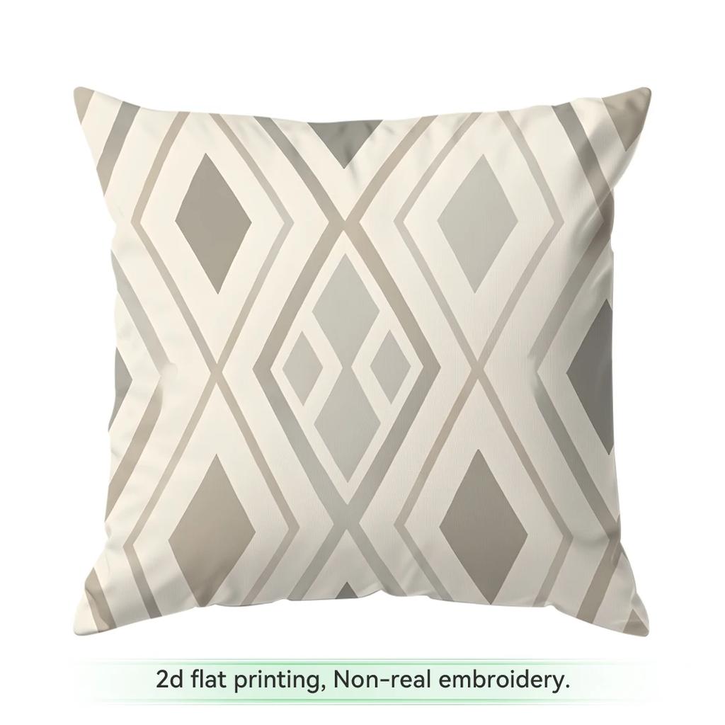 1pcs/4pcs Bohemian Light Brown Leaf Cushions Pillowcase Polyester Cushion Cover Throw Pillow Pillowcover Home Car Sofa Decor