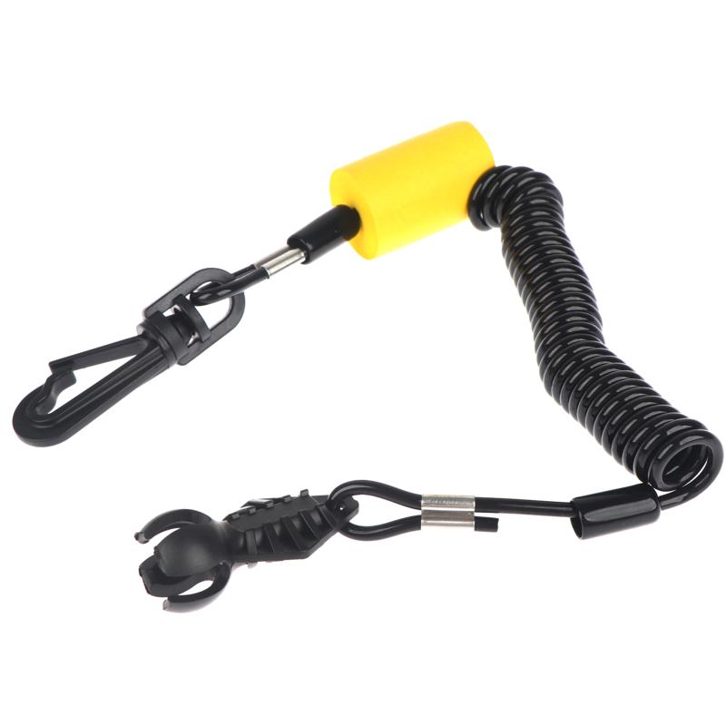 Safety Lanyard Kill Switch Emergency Stop Tether Cord 278002843 Replacement for Small Boat Jet Ski Water Use