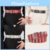 Style Double Row Metal Belt For Denim Pants With Round Loop Design For Fashion Enthusiasts