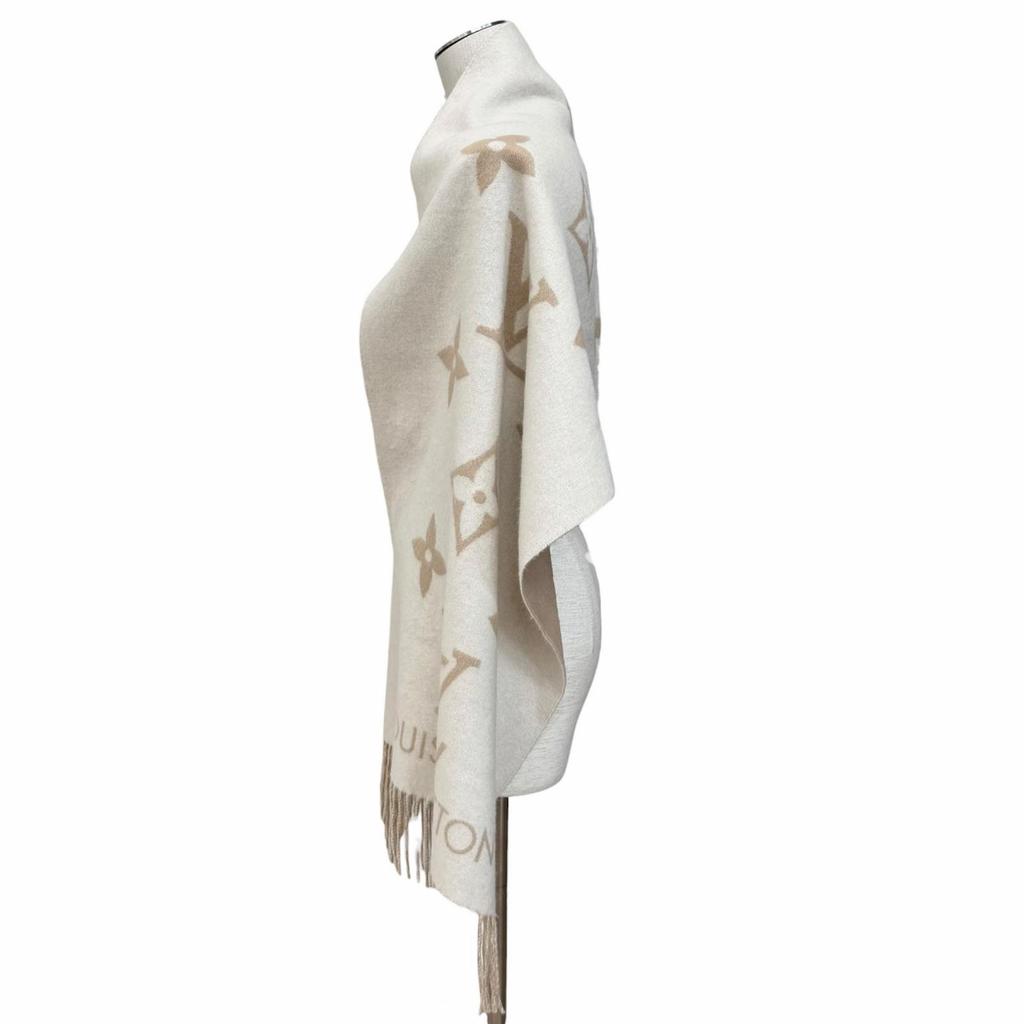 Great LOUIS VUITTON Scarf muffler reykjavik cashmere Women M78123 Used