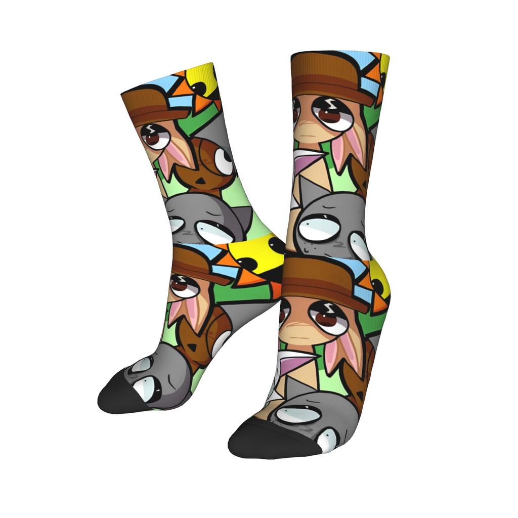 Sprunki Incredibox Socks for Women Men Breathable  Soft Long Socks Sweat Absorbing