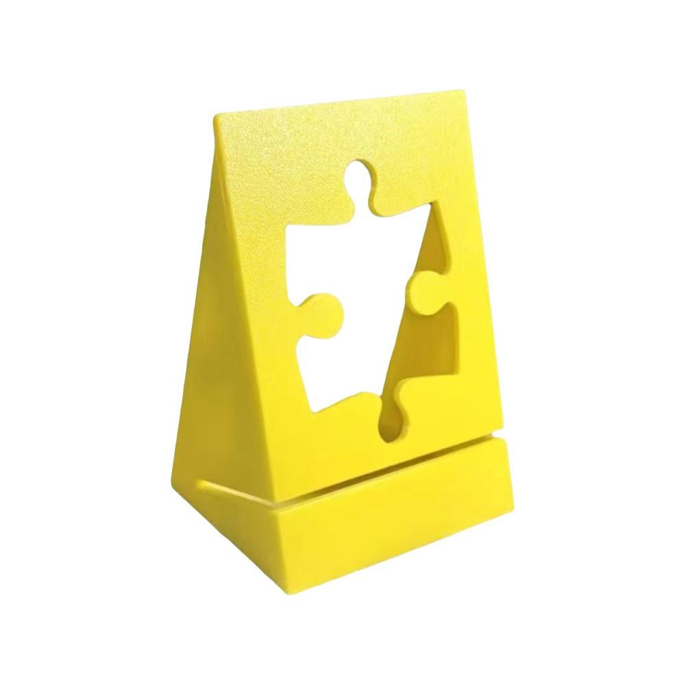 3D Printing Photo Frame Stand Plastic Poster Holder Durable Puzzle Storage Rack  Table жёлтый