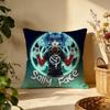 Stylish SSally Facees Cushion Cover Versatile DoubleSided Pillow Case Fit for Sofa Bed Car  Daily Decor
