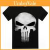 Owl Light Bulb Skull Pattern T Shirt For Men Casual Short Sleeve Printed Fabric Youth Wear