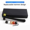 Sturdy Plastic Metal Combination Hammer With Replaceable Heads For Accuracy Jewelry Crafting And DIY Projects