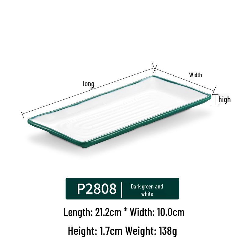 Kaibaiya Melamine Rectangular Sushi & BBQ Tray