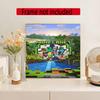 Minecraft 5D Diamond Painting Round Diamond Rhinestones Mosaic Diamond Embroidery Wall Paintings Rhinestones Gift Frameless