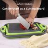 Space Saving Foldable Basin with Colander Collapsible Cutting Board  Kitchen Storage