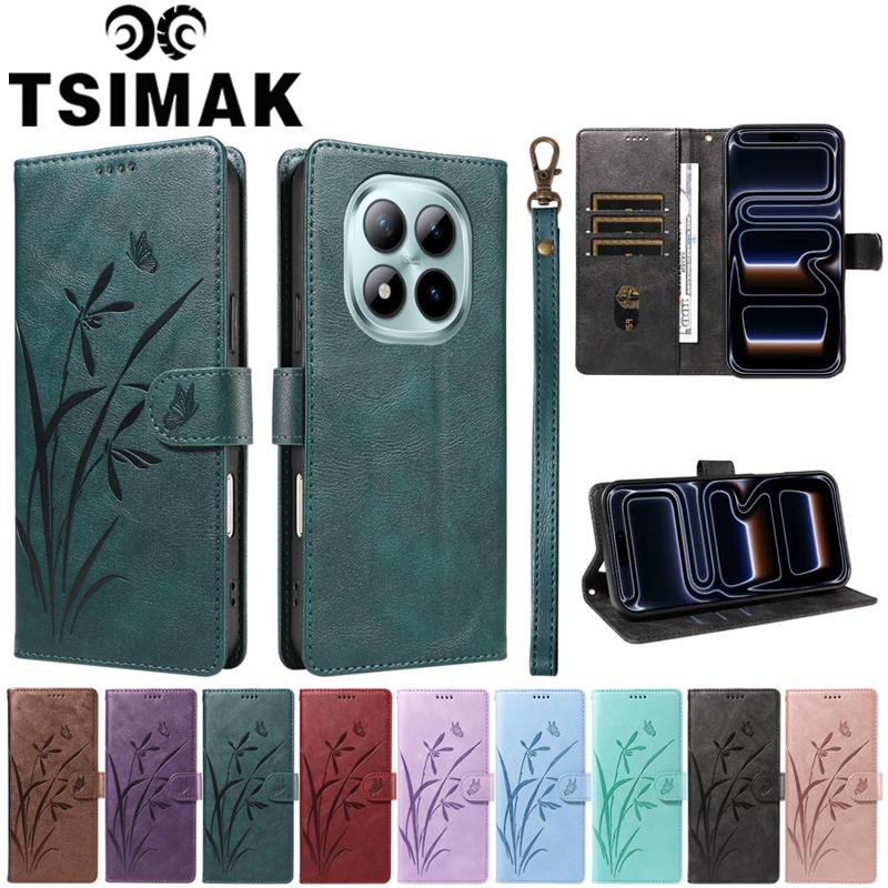 Leather Case For Xiaomi Redmi Note 14 15 17 Pro Plus Max 14C 14S 15C A5 A7 Pro 4G 5G Phone Cover Magnetic Flip Wallet Card Coque