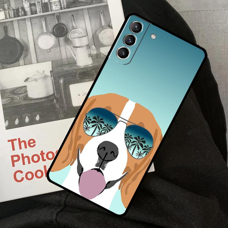 Beagle Puppy Dog Phone Case For Samsung Galaxy S24 S22 S23 Ultra S20 S21 S24 FE S9 S10 Note 10 Plus 20 Ultra