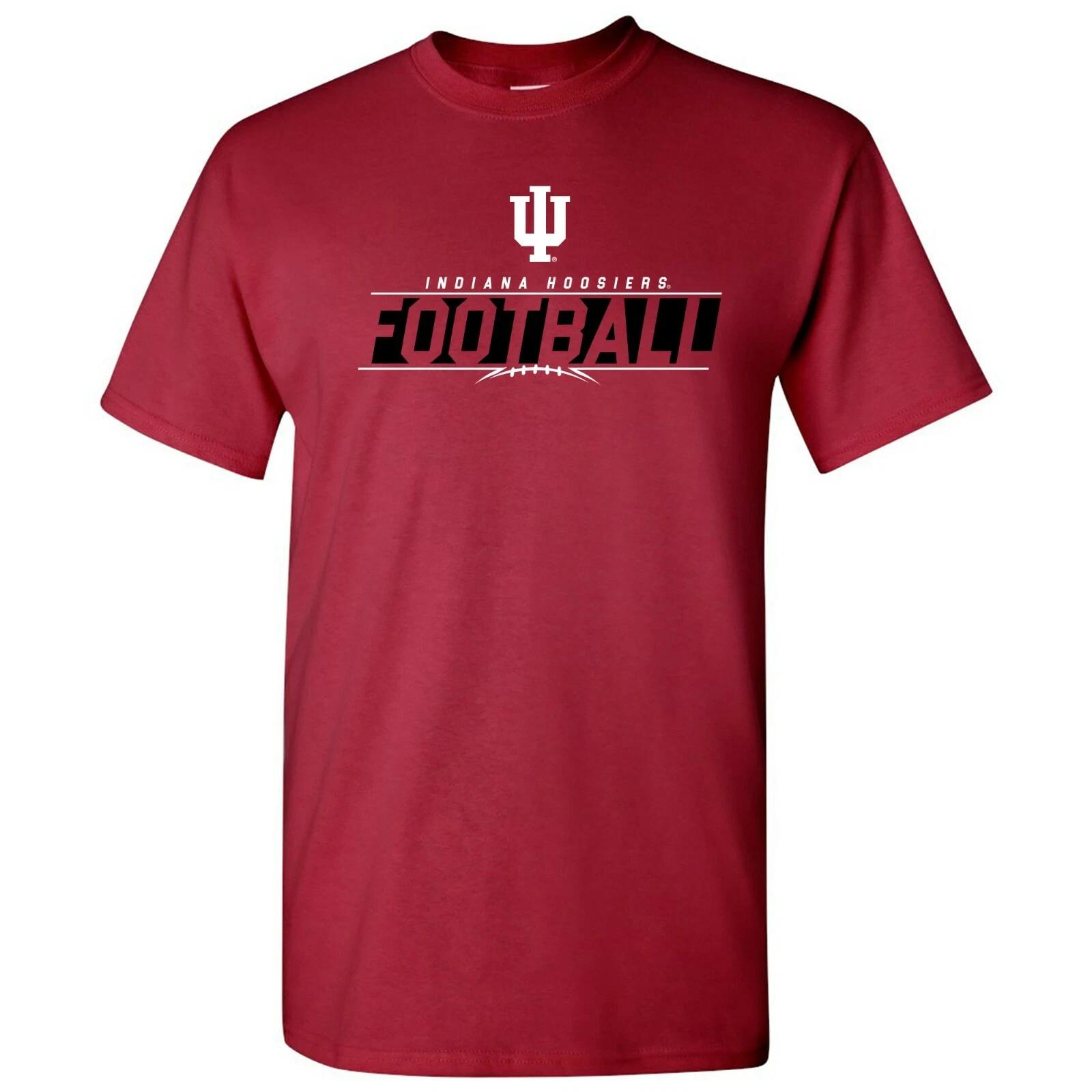 Indiana Hoosiers Football Charge T-Shirt - Cardinal 2XL