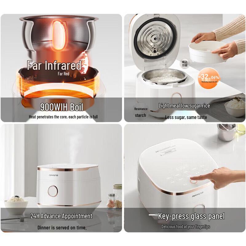 Joyoung IH Low-Sugar Mini Rice Cooker CN Plug (adapter Included)