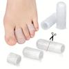 1 Pair Gel Toe Guards Cap Protector Toe Finger Caps Covers Μανίκια Προστατεύει από φυσαλίδες καλαμποκιού