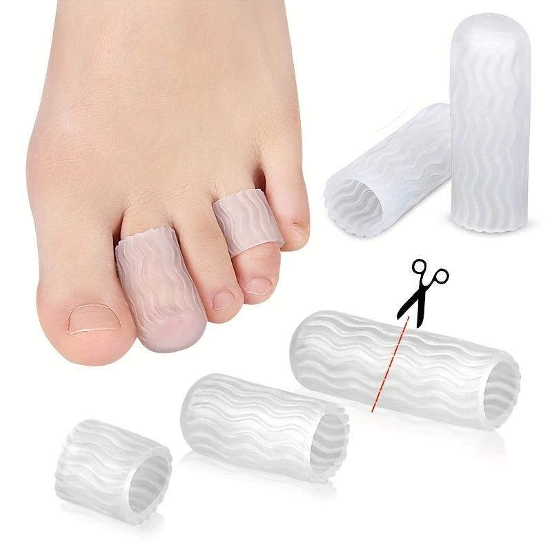 1 Pair Gel Toe Guards Cap Protector Toe Finger Caps Covers Μανίκια Προστατεύει από φυσαλίδες καλαμποκιού