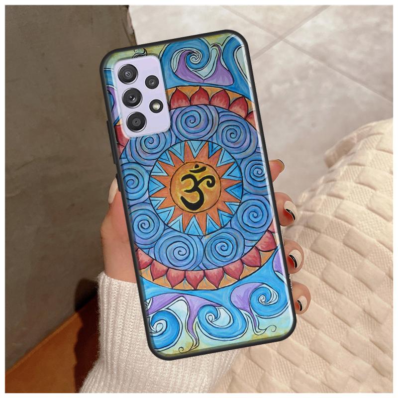 Aum Om Namaste Symbol Zen Yoga Case For Samsung Galaxy A14 A34 A54 A12 A22 A32 A42 A52 A13 A23 A33 A53 A50 A51 A71 Cover